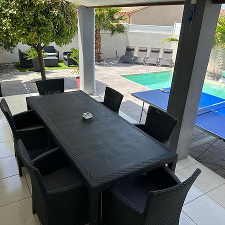 Villa Piscine De La Garrigue Florensac Екстериор снимка